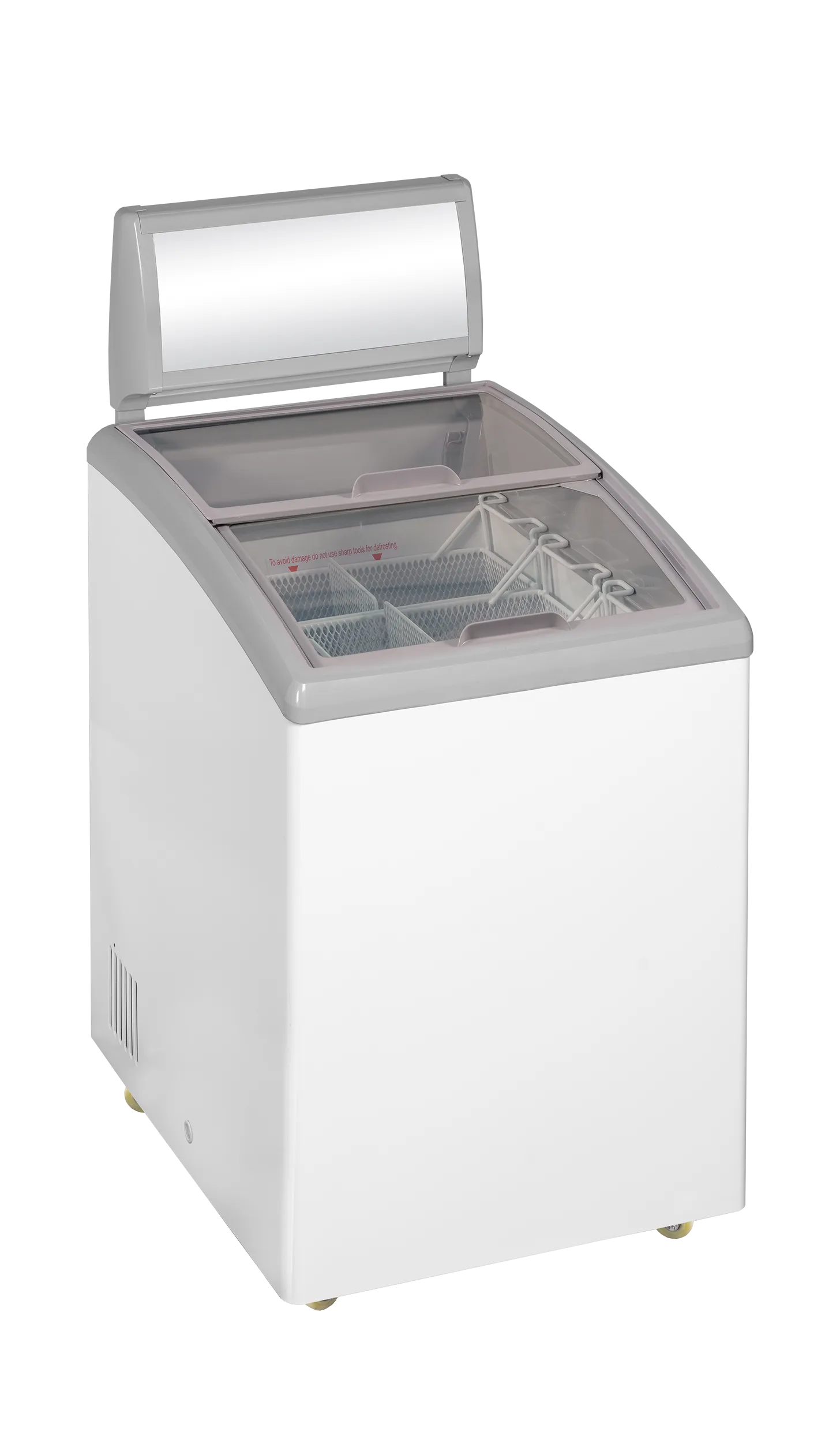 Glassfrys IDC152C-W1, 110Lit, Mått: 584x714x1169mm